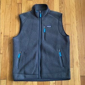 Patagonia Gray Retro Pile Vest - Men’s Large